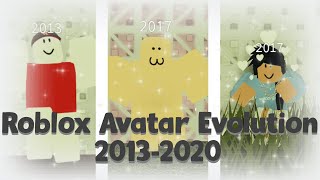 Roblox Avatar Evolution - roblox avatar evolution 2008 to 2017