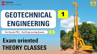 GEOTECHNICAL ENGINEERING II KERALA PSC II CIVIL ENGG: II MALAYALAM II PART 1