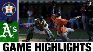 Astros vs. A's Game Highlights (9/26/21) | MLB Highlights