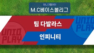 [유니크플레이] 팀 다발라스 vs 인피니티 핫클립 | 03.21 | MC베이스볼