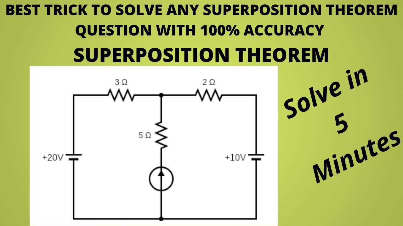 Superposition Theorem Numerical Questions With Solution In English ...