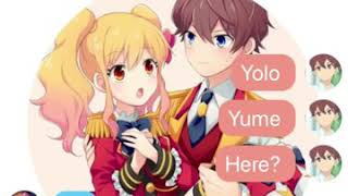 Aikatsu Star Yume X Subaru Texting Story