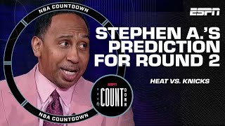 KNICKS IN 7! Stephen A. makes his prediction for New York vs. Miami | NBA Countdown