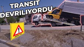 😱AĞIR YÜK SARMIŞ TRANSİTİ DEVİRİYORDUK AĞIR YÜKÜN ZORLUKLARI !