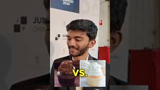 World Champion Gukesh tells whether he likes chocolate or Vanilla #chess