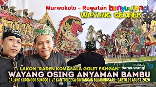 Unik.. Pertama Tampil Wayang Osing Anyaman Bambu - Lakon "Raden Komasala Ngolet Pangan"