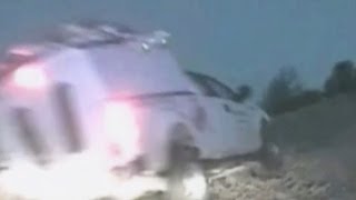 Watch: Truck goes airborne in dramatic Iowa interstate crash