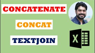 Excel में Text कैसे जोड़ें Concatenate, \u0026, Concat, TextJoin