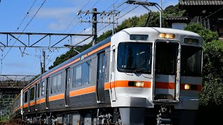 [全検明け]JR東海313系.211系(V6+SS7) 普通三島行き　東海道本線清水〜興津