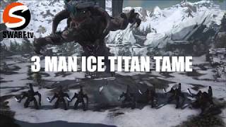 Ark Extinction - Ice Titan Taming | 3 Man | Mek Suits | SWARF.tv