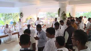 Pujyapada Acharyadev Sri Sri Dada's Darshan Pranam at Satsang vihar surat on  29 November 2017