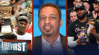 LeBron's 4th title w/ Lakers keeps him in GOAT race vs Jordan — Broussard | NBA | FIRST THINGS FIRST
