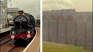 7029 Clun Castle shatters Ribblehead Viaduct and the S\u0026C | The Cumbrian Mountain Express | 22/4/23