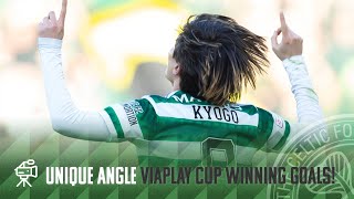 Celtic TV Unique Angle | Celtic 2-1 Rangers | Kyogo double wins Viaplay Cup for the Celts! 🍀