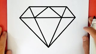 كيفية رسم الماس