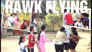 Hawk Flying and Handkerchief Hide Game-Kids Channel | លេងល្បែងខ្លែងឆាបកូនមាន់និងលាក់កន្សែង