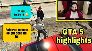 marlega and बाबुराव GTA 5 मजेदार क्षण | marlega GTA 5