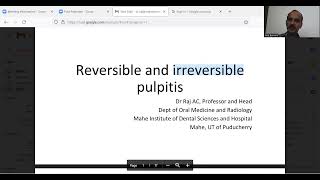 REVERSIBLE and IRREVERSIBLE PULPITIS | Dr raj AC | Department of Oral Medicine and Radiology |