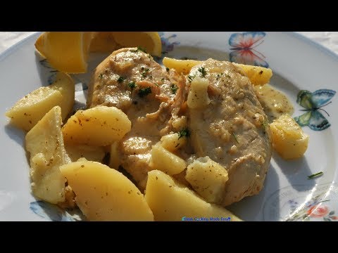 Greek Lemon Chicken with Potatoes - Kotopoulo lemonato Greek Lemon Chicken with Potatoes - Kotopoulo lemonato