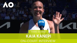 Kaia Kanepi On-Court Interview (3R) | Australian Open 2022