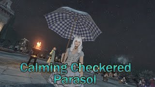 FFXIV: Calming Checkered Parasol