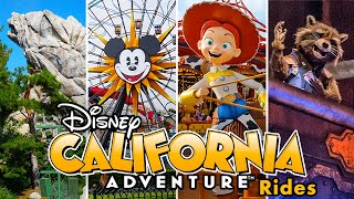 Disney California Adventure Rides - 2023 POVs at the Disneyland Resort [4K]