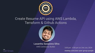 Create Resume API using AWS Lambda, Terraform & Github Actions