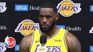 LeBron James excited to play with Anthony Davis, talks Lakers' upcoming season | 2019 NBA Media Day