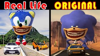 Run,the Shin Sonic monster is coming - Sonic The Hedgehog 3 Animation | Sonic Original vs Plush Toys