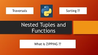 Python Tutorials - Tuple Methods and Functions