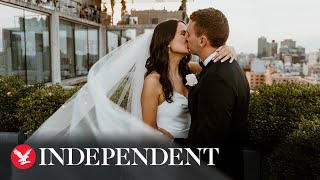 Couple surprise friends and family by getting married at engagement party