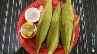 घर 🏡 पर स्वादिष्ट भुट्टा भुनने की सबसे आसान विधि🌽🌽Bhutta Recipe bhutta at home🌽.