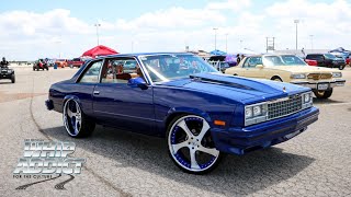 WhipAddict: Cobalt Chevy Malibu on Brushed and Blue 24s, Custom Peanut Butter Interior