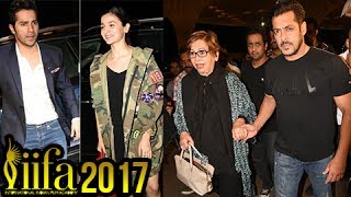 IIFA 2017: Salman Khan, Helen, Alia Bhatt, Varun Dhawan & Other Celebs Depart To New York