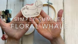 Floral Whale Stitch Tutorial