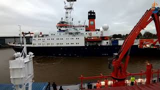 Expedition MSM104 - SIPA onboard RV Maria S. Merian: departure from Emden