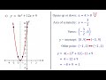 how to graph quadratic functions by finding the vertex axis of symmetry x u0026 y intercepts