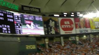 2009.6.28 巨人 vs ヤクルト 小笠原 タイムリー2ベース