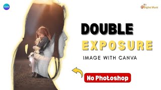 Double Exposure in Canva | Double Exposure Effect ( No Photoshop)