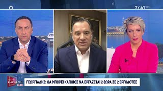 Α. Γεωργιάδης: Θα μπορεί κάποιος να εργάζεται 2 8ωρα σε 2 εργοδότες | Πρωινή Ενημέρωση | 04/08/2023