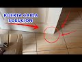 Como reparar una puerta caida sin cepillar y sin lijar