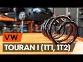 How to change front springs / front coil springs on VW TOURAN 1 (1T1, 1T2) [TUTORIAL AUTODOC]