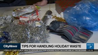 Tips for handling holiday waste