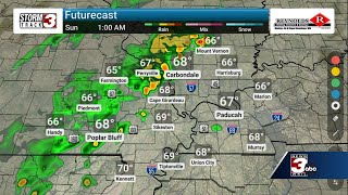 Tracking multiple rounds of rain through next week