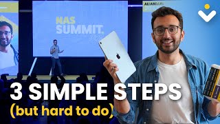 3 Steps to Grow as a Creator (Ali Abdaal at Nas Summit 2022)