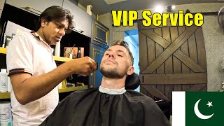 BIG Tip for Pakistani Barber 🇵🇰 (Lahore, Pakistan)