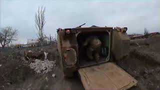 Ukraine - XX.02.2023. Work Of Ukrainian Combat Medics, Evacuating Wounded Soldier. Bakhmut.