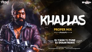Khallas | Bachke Tu Rehna | Proper Soundcheck 2021 | DJ Yash YJ Pune | Dj Shaan Remix