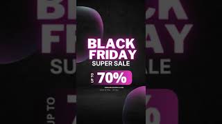 🖤 BLACK FRIDAY SUPER SALE ALERT! 🖤 Yes, you read that right – SAVE up to a whopping 70%! 🌟 Our bigge