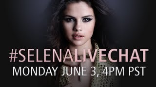 #selenalivechat -- Monday June 3, 4pm PT!